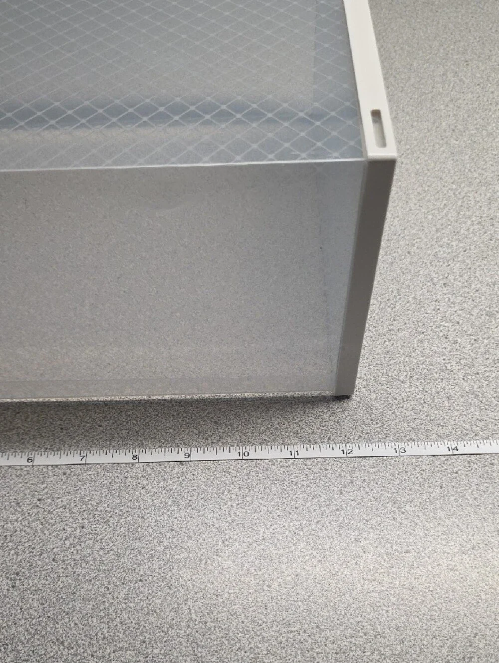 Clear White Stackable Storage Drawers - Home Organization